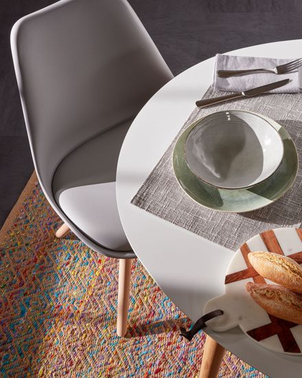 Стол раскладной Oakland белый овальный