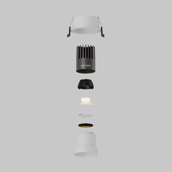 Встраиваемый светильник Maytoni Technical DL116-10W-3K-W