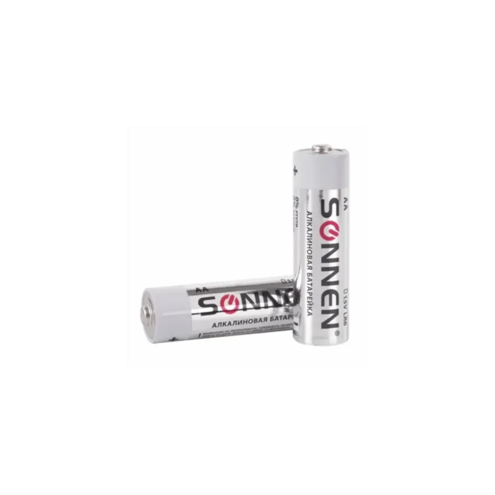 Батарейка АА SONNEN Alkaline, алкалиновые 10шт. 451086