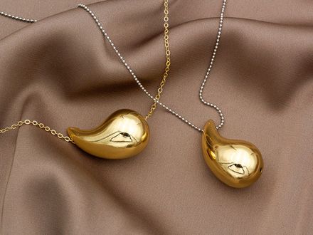 Подвеска-бусина "Капля" 32мм (уценка)