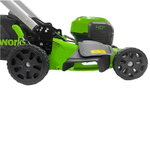 Газонокосилка самоходная Greenworks GD40LM48SP 40V (48 см) бесщеточная аккумуляторная -  АКБ 2 А/Ч зарядка G40UCM2M / 40V 2A