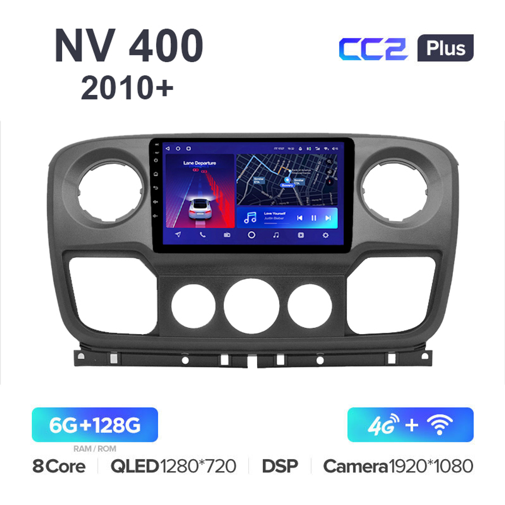 Teyes CC2 Plus 9"для Nissan NV 400 2010+