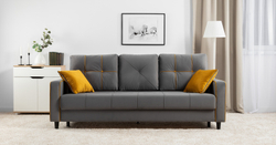 Диван кровать Черри, Серый