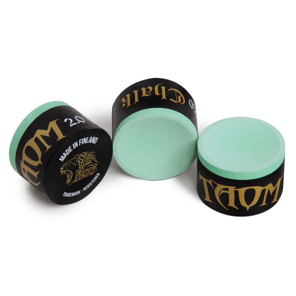 Мел Taom Chalk Snooker 2.0 Green 9шт.