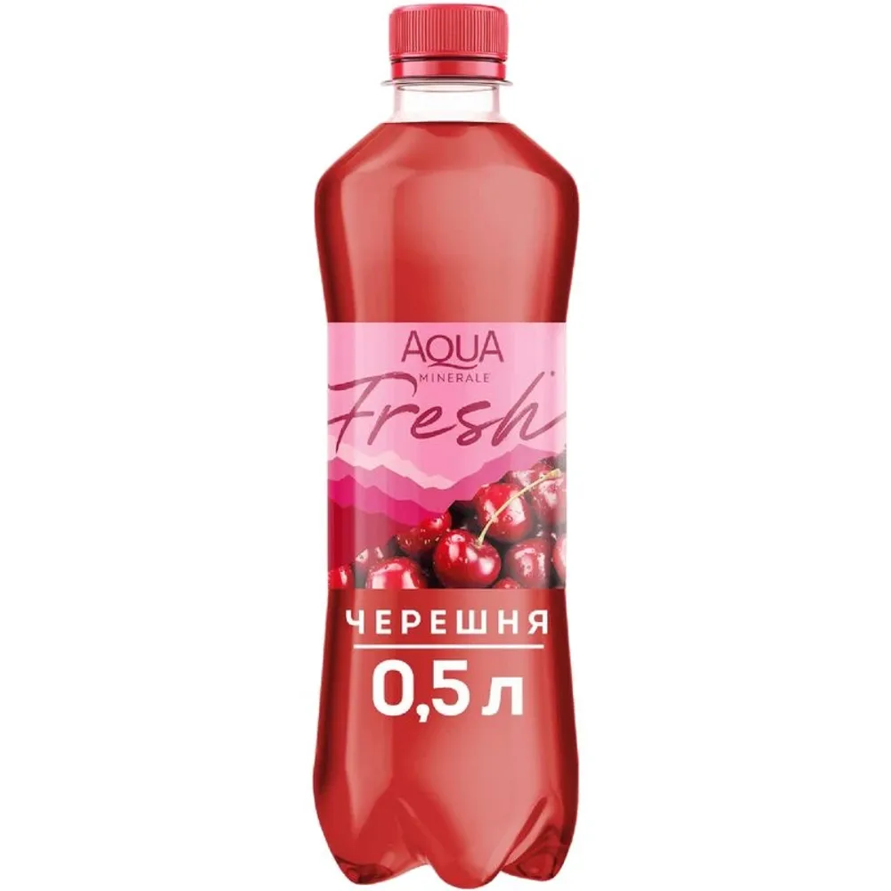 Вода "Аква минерале" черешня 0,5л