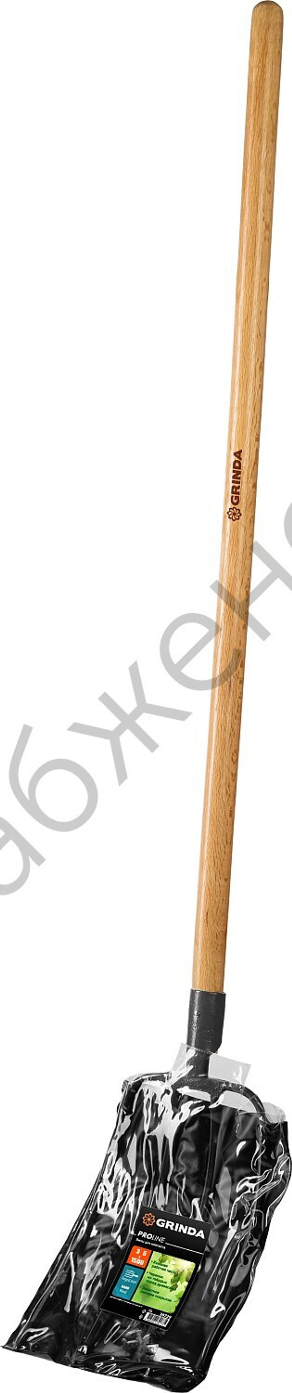 GRINDA 315 x 220 x 1500 мм, антикор. покрытие, закалено, деревянный черенок высш. сорт, вилы для компоста, PROLine (39729)