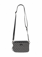 Сумка KARL LAGERFELD 805427 черный текстиль лого принт