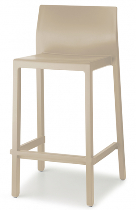 Стул полубарный пластиковый Scab Design Kate, тортора