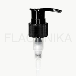 Дозатор для мыла 24 винтовой Черный рифленый