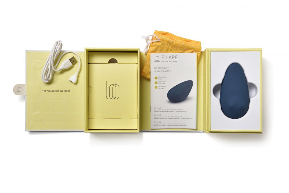 Синий клиторальный стимулятор Filare Clitoral Stimulator (Цвет: синий)