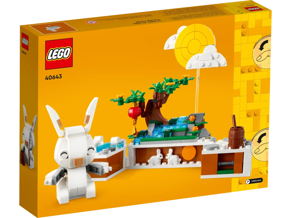 Конструктор LEGO 40643 Пасхальный нефритовый кролик