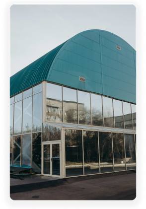 Строительство бескаркасных ангаров