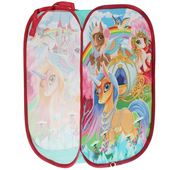 Корзина для игрушек единороги 36*58см ИГРАЕМ ВМЕСТЕ