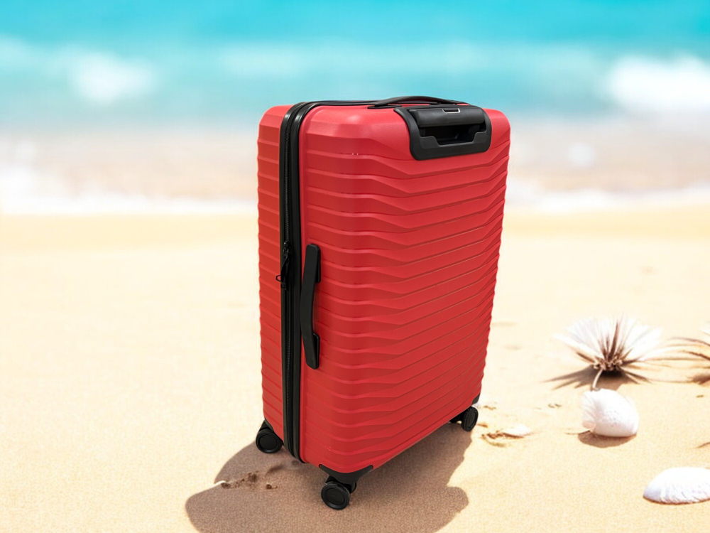 Средний чемодан Bon-Voyage PP Three, Красный, M