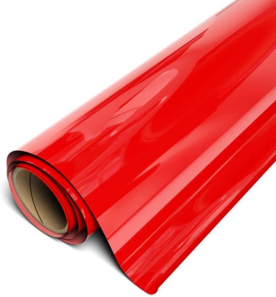 Пленка рулон малый HTV-flex premium PU (красный), 30,5см*3м