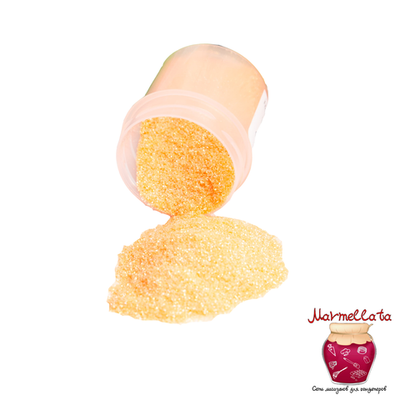 Блестки декоративные (Глиттер) оранжевый, 10 г.