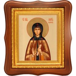 Мария Вифинская преподобная. Икона на холсте.