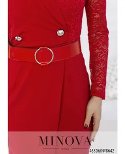 Платье 8642-красный Minova