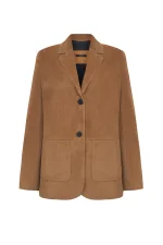 Жакет ЗАМША, Горчичный