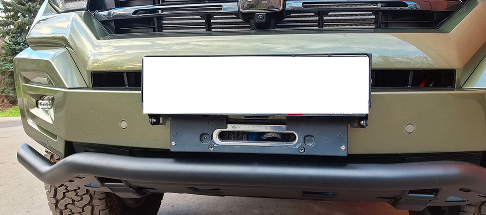 Бампер силовой передний/защита штатного бампера TANK 400 c защитой радиатора (устанавливается только с площадкой RIFT40-30000) РИФ