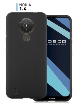 Чехол ROSCO для Nokia 1.4 оптом (арт. NK-1.4-COLOURFUL-BLACK)