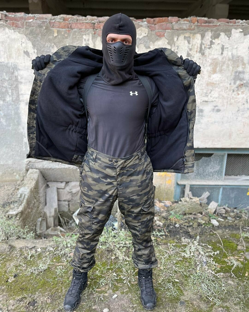 Костюм горка 6 флис осень зима / BLACK TIGER /