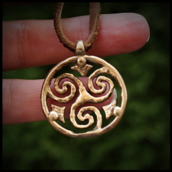 кулон , авторская работа , трискель , авторский кулон , древний символ