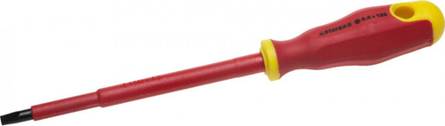 Отвертка диэлектрич до 1000В SL8,0х175мм Стаер Профи Электро