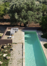 Модуль угловой пластиковый с подушками Nardi Komodo Elemento Angolo, белый, серый