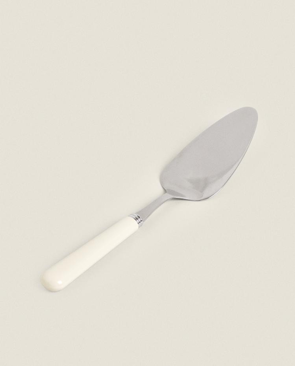 ZARA HOME ЛОПАТКА ДЛЯ ТОРТА ИЗ НЕРЖАВЕЮЩЕЙ СТАЛИ, КРЕМОВЫЙ