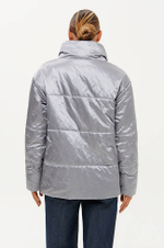 0114 Куртка женская (серо-зеленый)