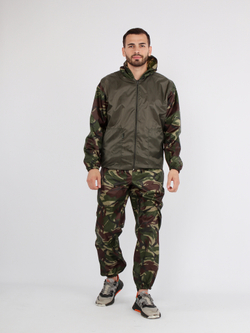 Костюм для активного отдыха Prival Ветровлагозащитный, мужской, хаки + кмф Кукла