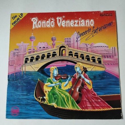 Винтажная виниловая пластинка LP Rondo Veneziano Concerto Futurissimo (Germany 1984)
