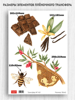 Трансфер для декупажа переводной рисунок для поверхностей 143