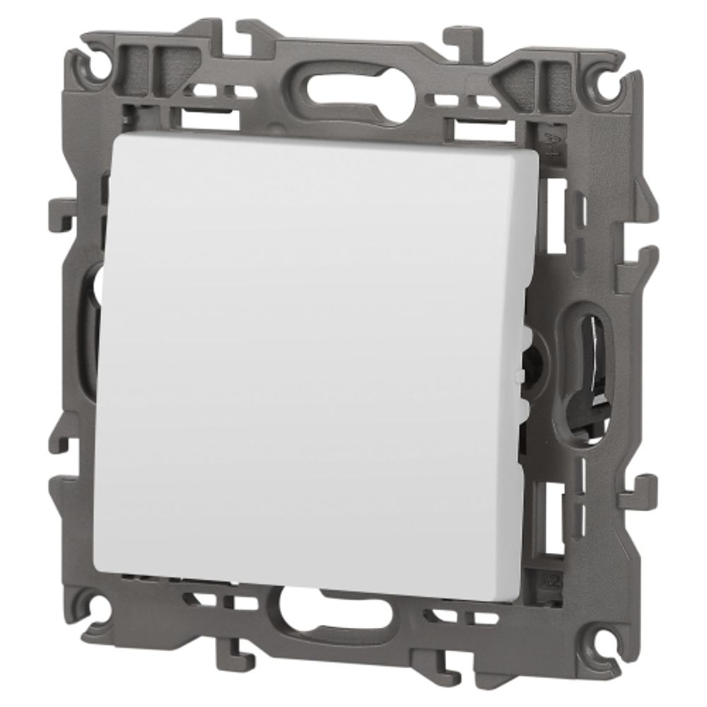 Переключатель перекрестный ЭРА Elegance 14-1108-01М 10АХ-250В, IP20, белый матовый