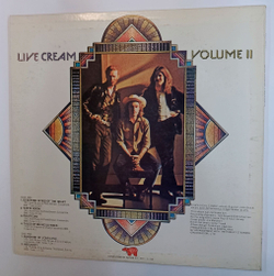 Винтажная виниловая пластинка LP Cream Live Cream Volume II (Japan 1975)