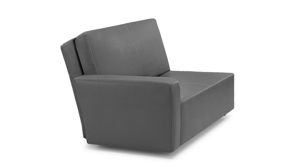 Диван Лорма Galaxy Dark Grey 197*100*86 см, Серый Экокожа Аккордеон Фиеста