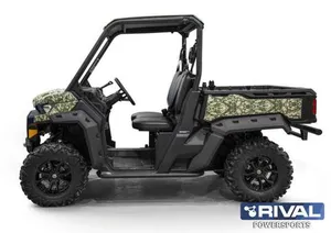 Боковая защита порогов  для квадроциклов Can-Am (Defender, Traxter) Rival 444.7236.1