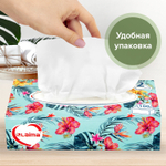 Салфетки косметические 100 шт. в картонном боксе 2-слойные LAIMA "Everyday" 20х20 см (10 штук в упаковке)