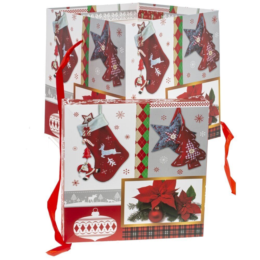 GAEM Коробка подарочная (бумага, плотность 350г/м2), L22 W22 H22 см, 2в.