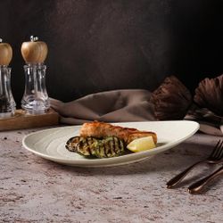 Блюдо овальное 31,5*23 см Elephant Ivory P.L. Proff Cuisine [1]