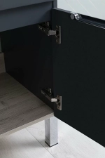 Тумба с раковиной Aquanet Алвита new 303900 70 антрацит