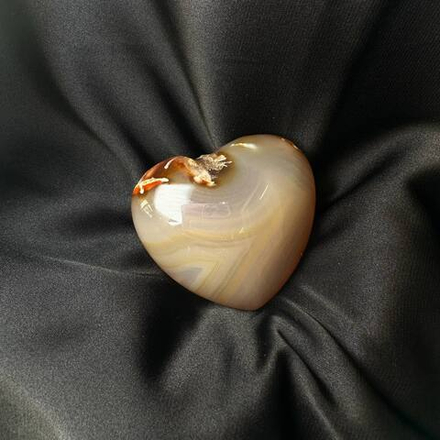 Красный агат (сердце)