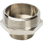Ниппель STOUT переходной никелированный 2"x1 1/4" НР/НР