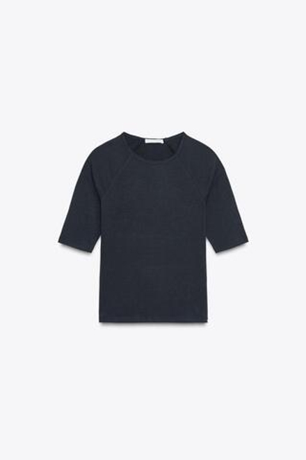 ZARA МЯГКАЯ ФУТБОЛКА, СВИНЦОВЫЙ