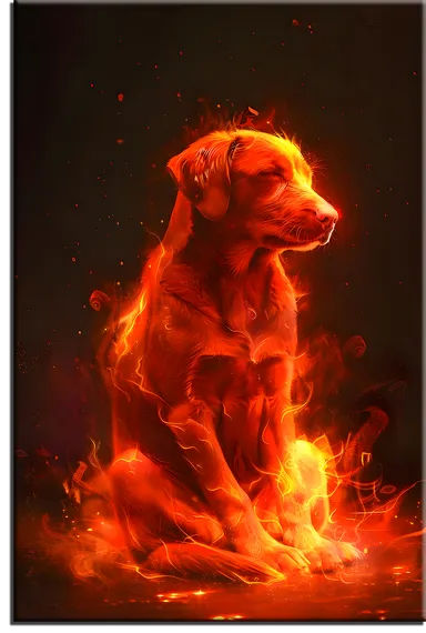 Постер "Огненный пес"
