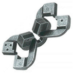 Металлическая головоломка 6-го уровня Cast Puzzle Chain