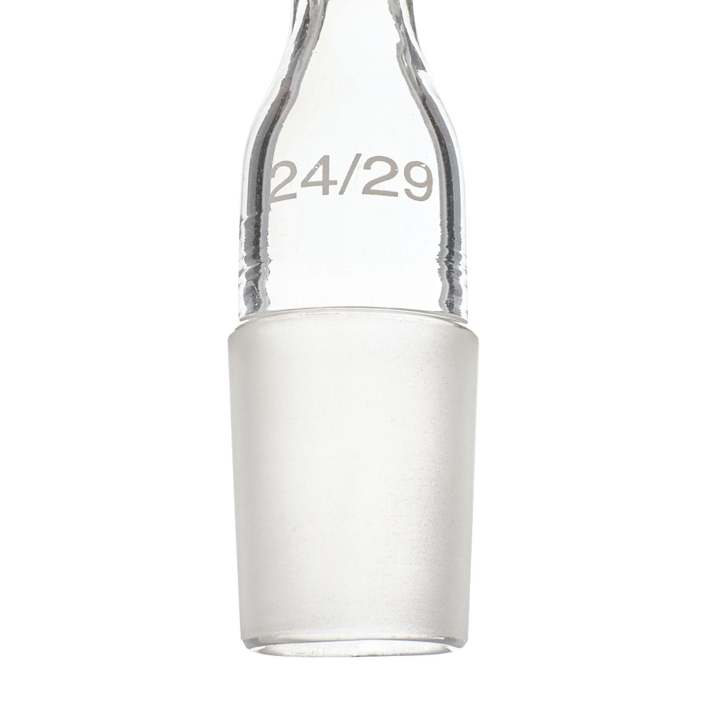 Керн 24/29 с изогнутым отводом 10 мм, 90°, с краном PTFE