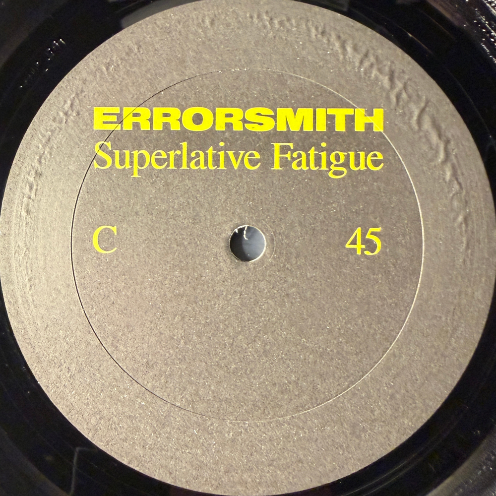 Errorsmith ‎– Superlative Fatigue (Германия 2017г.) 2х12", 45 RPM Т