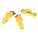 Зажимы для волос детские 3шт "Розовое облако.Ананасики" (JINRE TRAVEL)